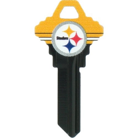 Hillman HILLMAN NFL Pittsburg Steelers House/Office Key Blank 68 SC1 Single For Schlage Locks, PK6 89611